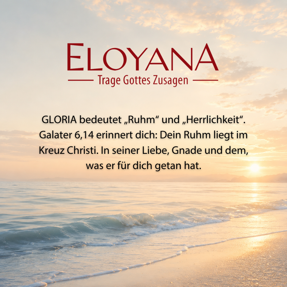 Gloria – Kreuz Ohrringe aus 925 Sterling Silber