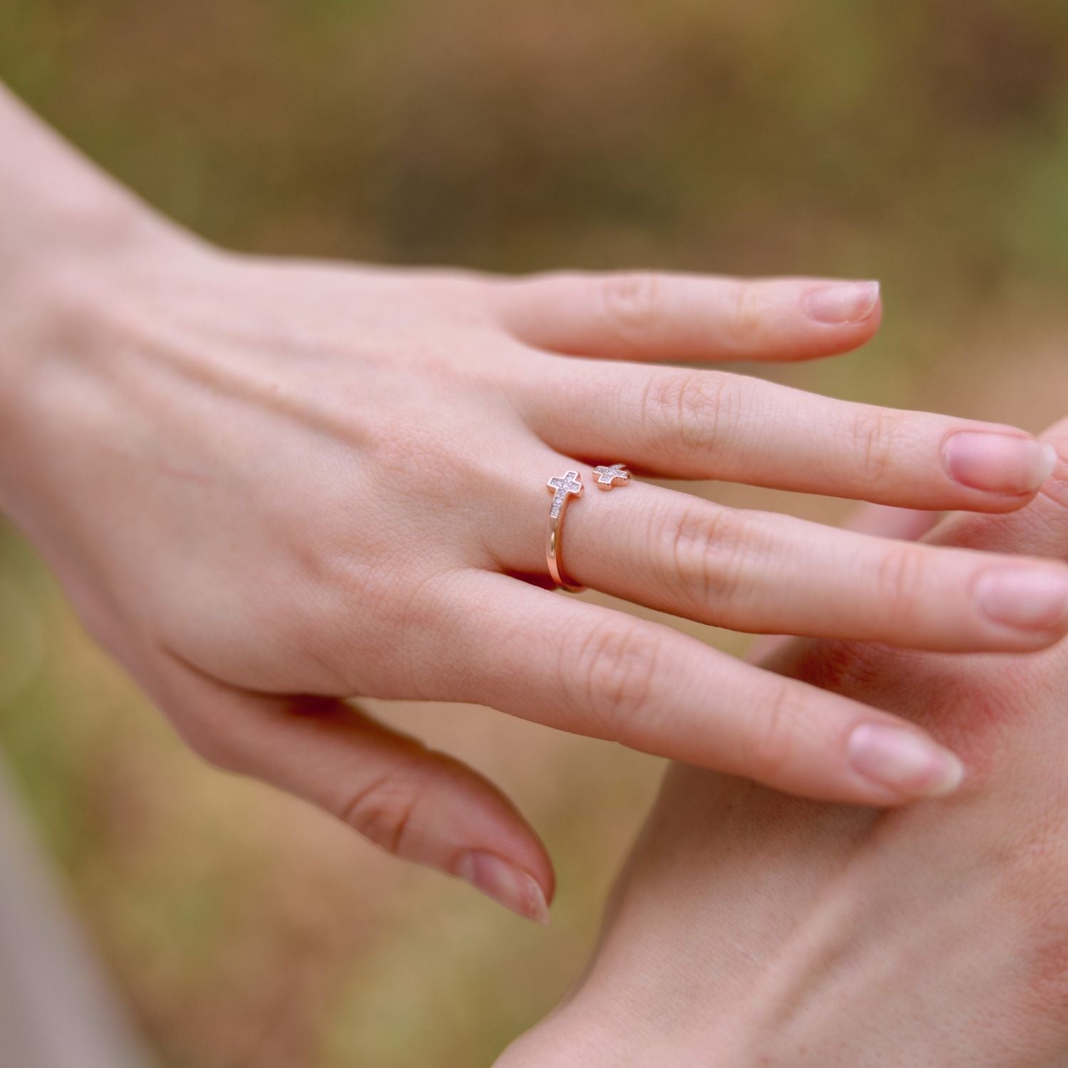 Elior "Gott ist mein Licht" Ring