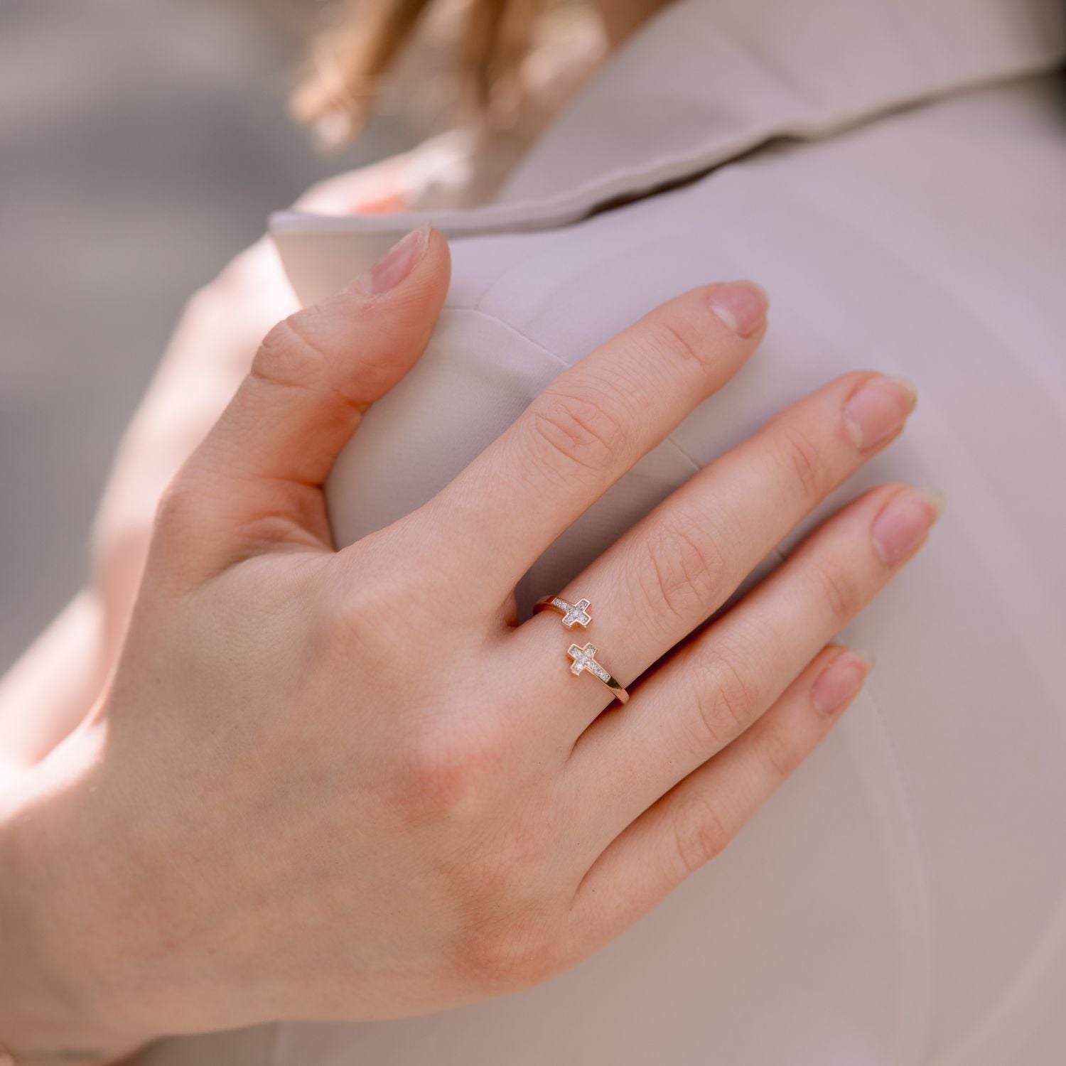Elior "Gott ist mein Licht" Ring