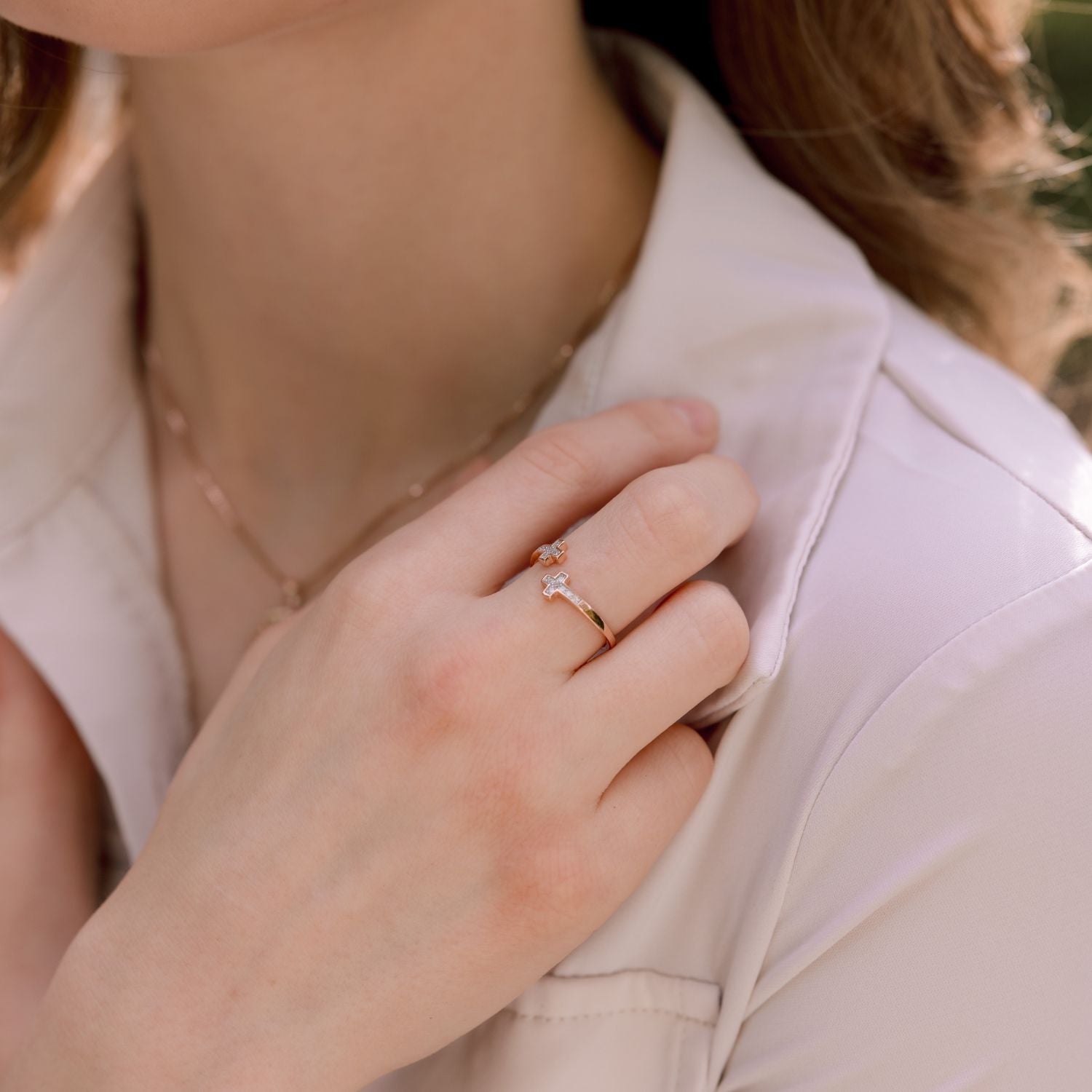 Elior "Gott ist mein Licht" Ring