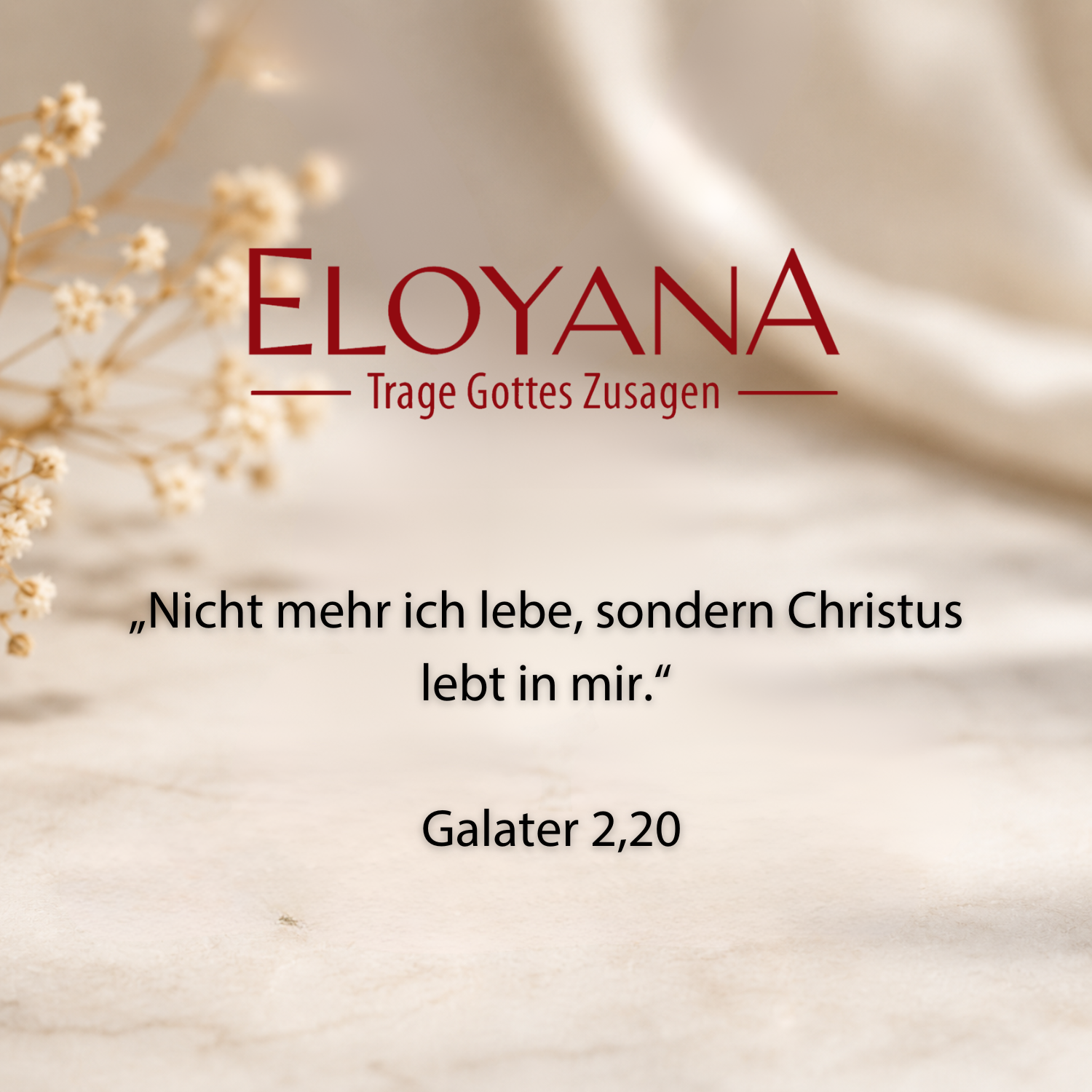 Elior "Gott ist mein Licht" Ring