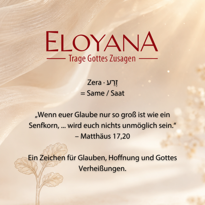 Zera – Vergoldeter Senfkorn Anhänger